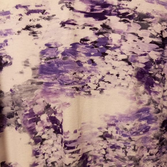 Nally & Millie purple watercolor sleeveless tank Dress size S NWT  /B19 - Picture 5 of 9